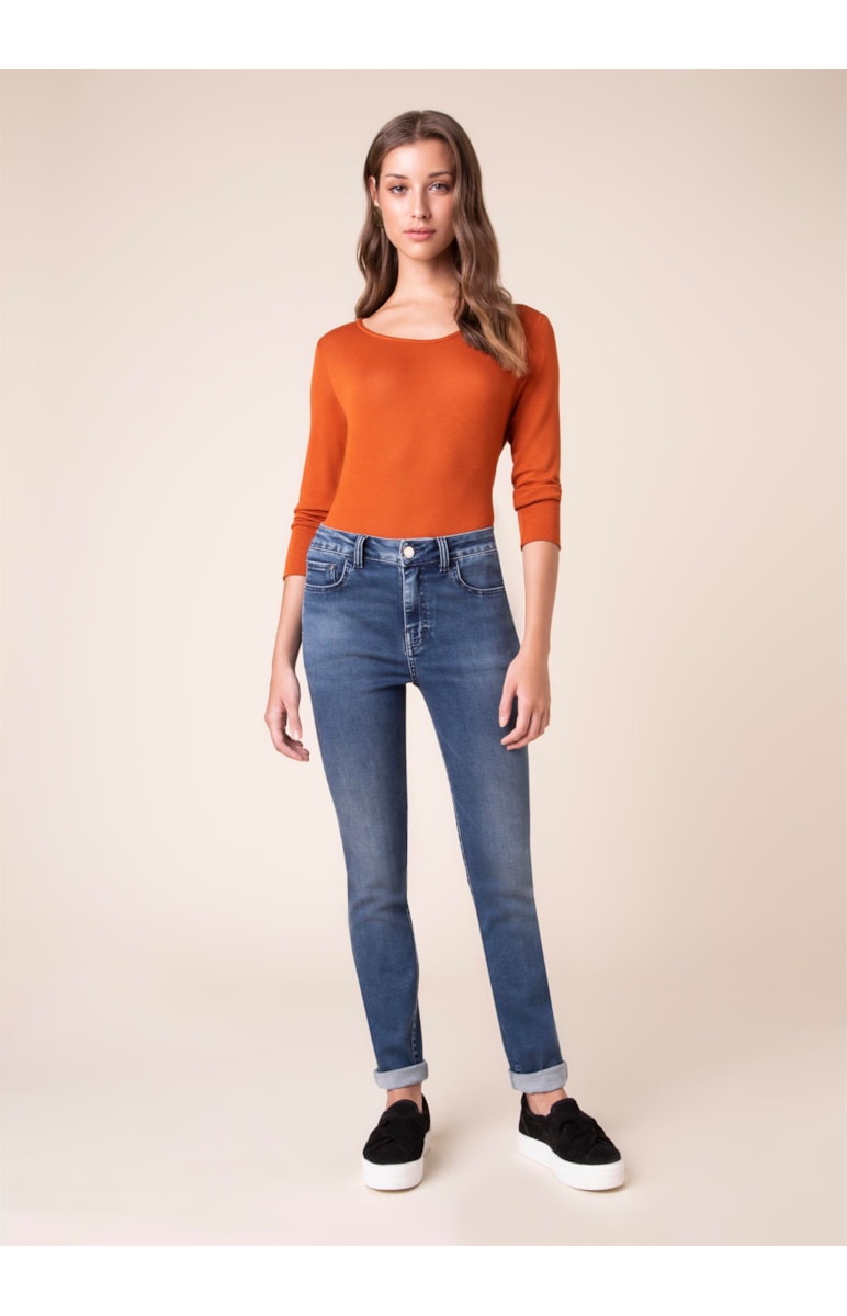 Blusa Tricot Lisa Caramelo