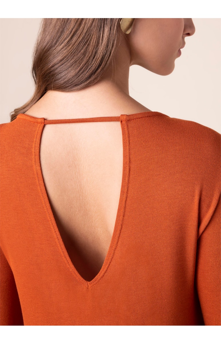 Blusa Tricot Lisa Caramelo