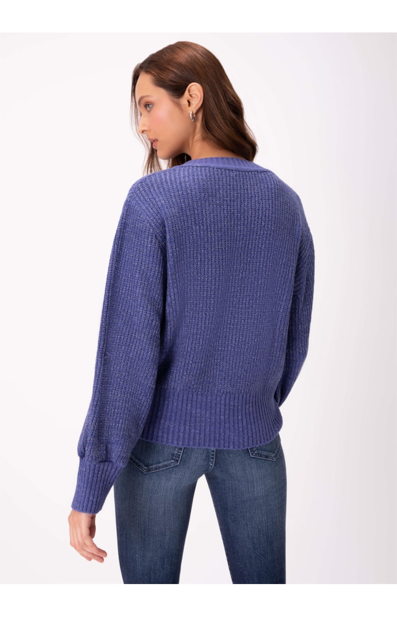 Blusa Tricot Manga Afunilada Royal