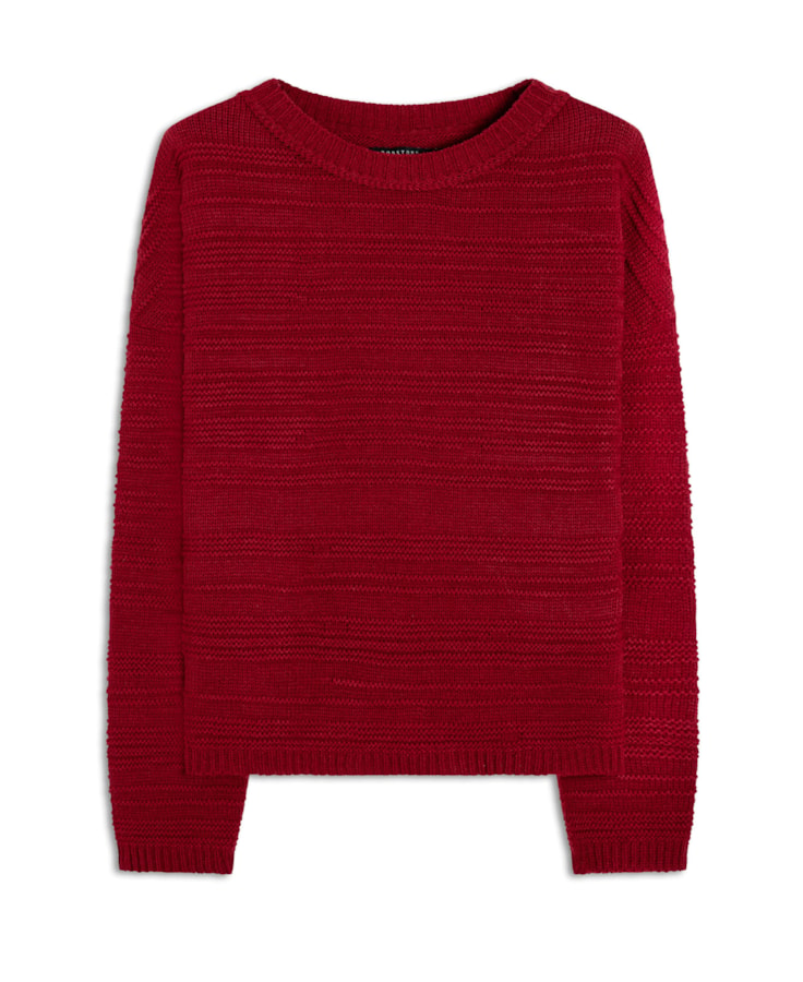 Blusa Tricot Ponto Vermelho
