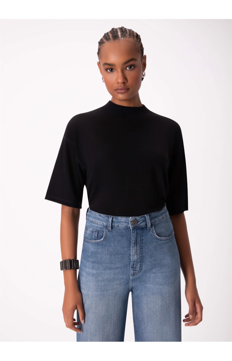 Blusa Tricot Soft Preto