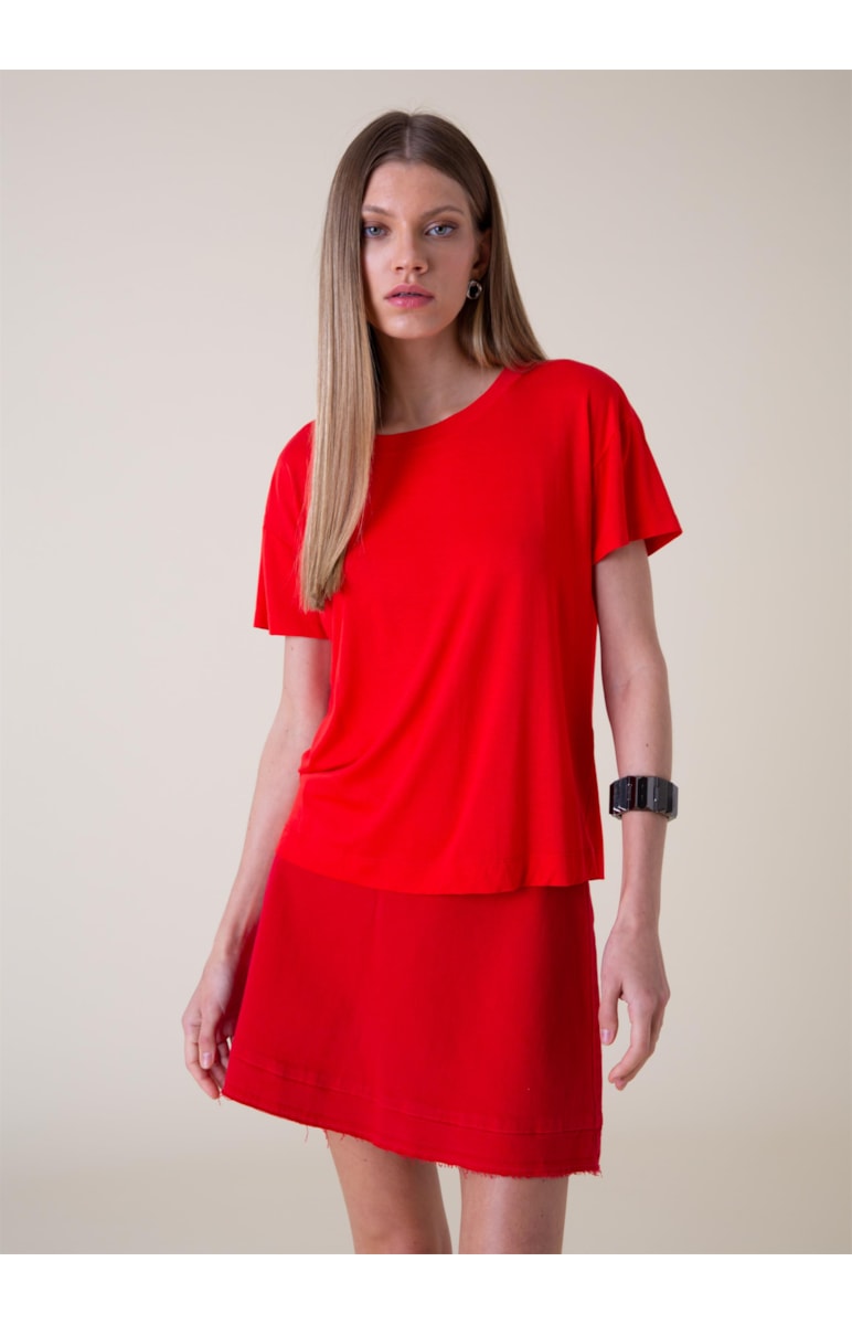 Blusa Visco Basic Telha