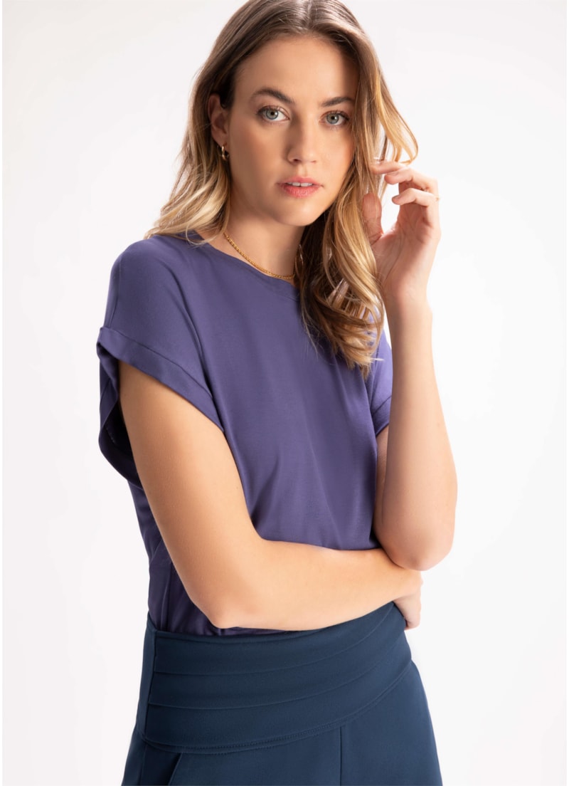 Blusa Visco Canoa Royal
