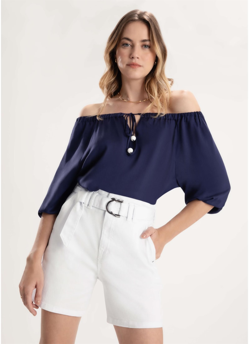 Blusa Visco Fresh Marinho