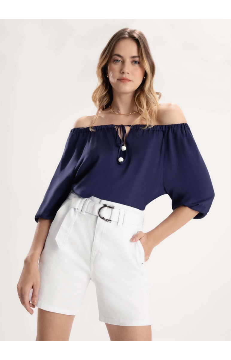 Blusa Visco Fresh Marinho