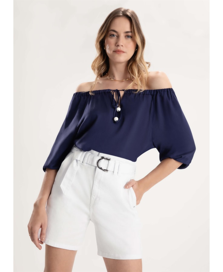 Blusa Visco Fresh Marinho