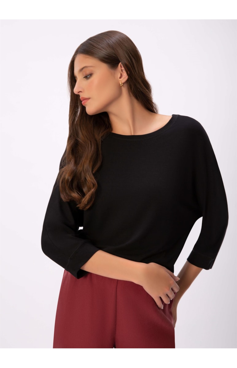 Blusa Visco Preto