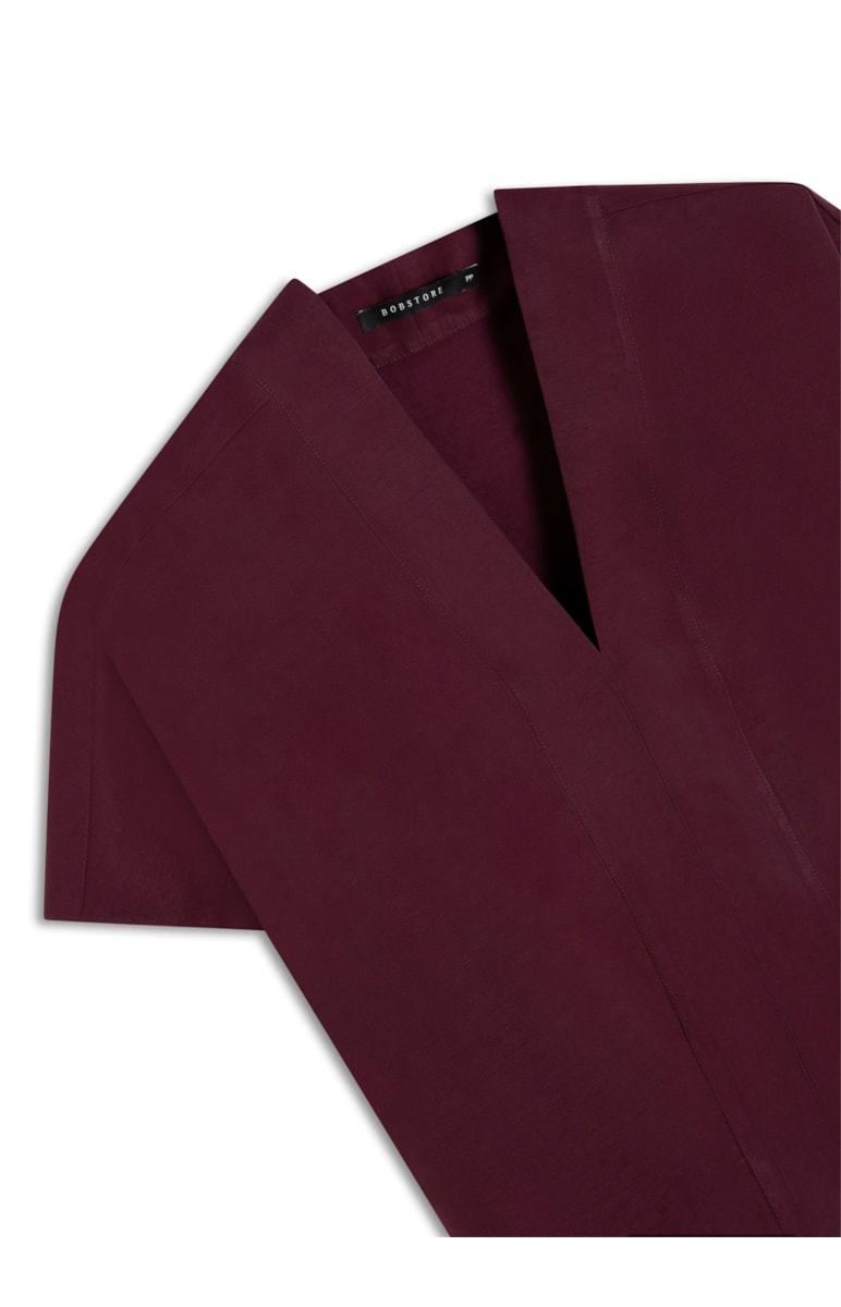 Blusa Visco Trench Dark Wine