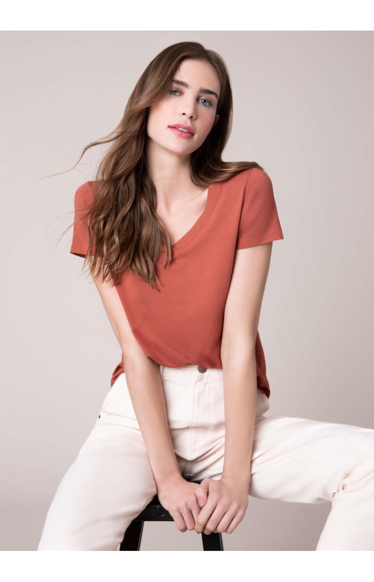 Blusa Viscolycra Terra
