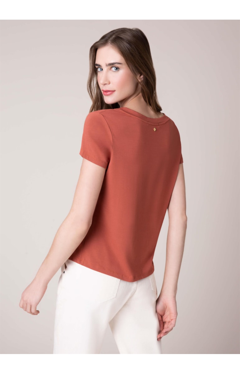 Blusa Viscolycra Terra