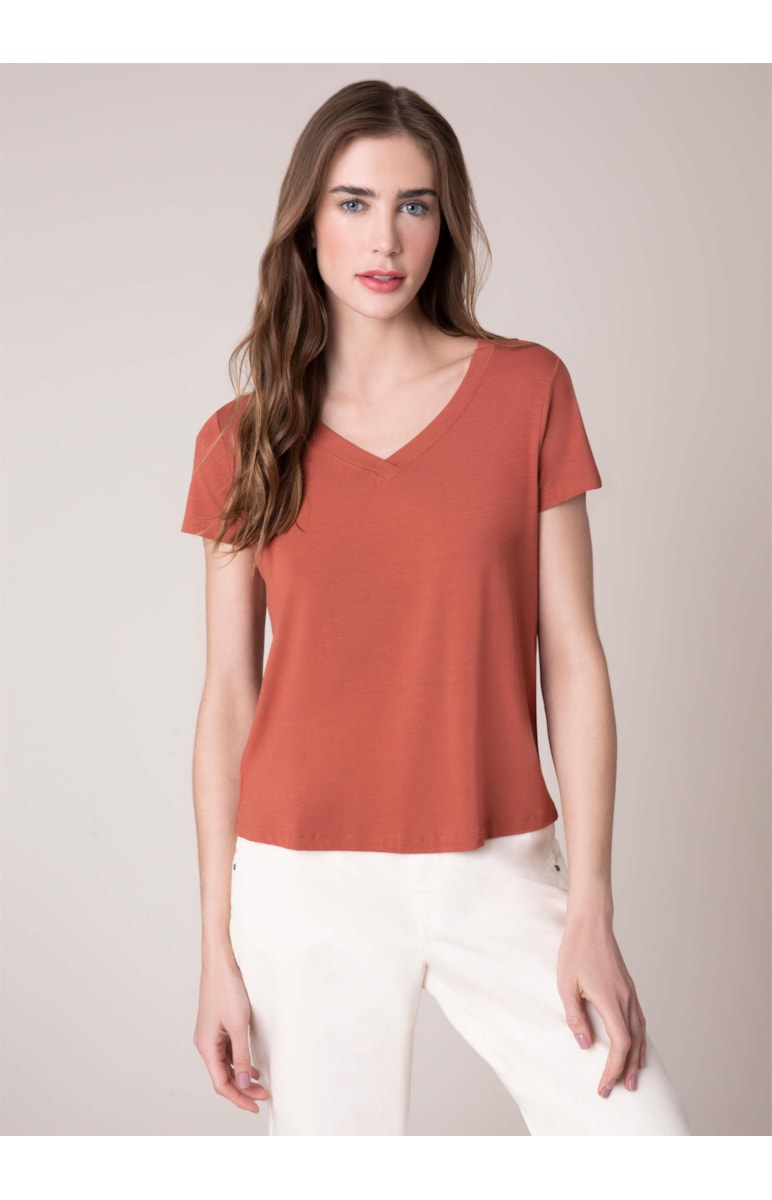 Blusa Viscolycra Terra