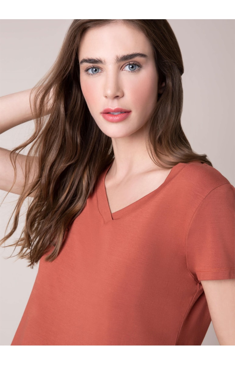 Blusa Viscolycra Terra