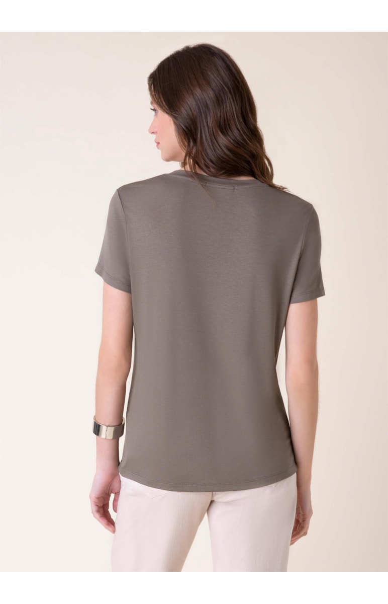 Blusa Viscolycra Verde Militar