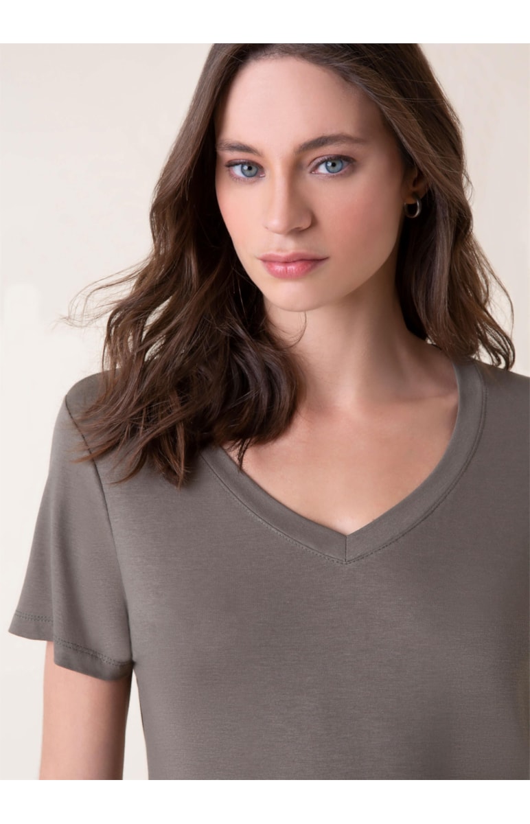 Blusa Viscolycra Verde Militar