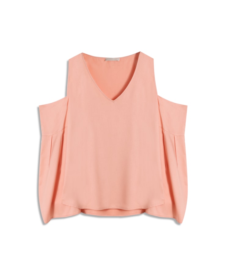Blusa Viscose Ombro Rosa