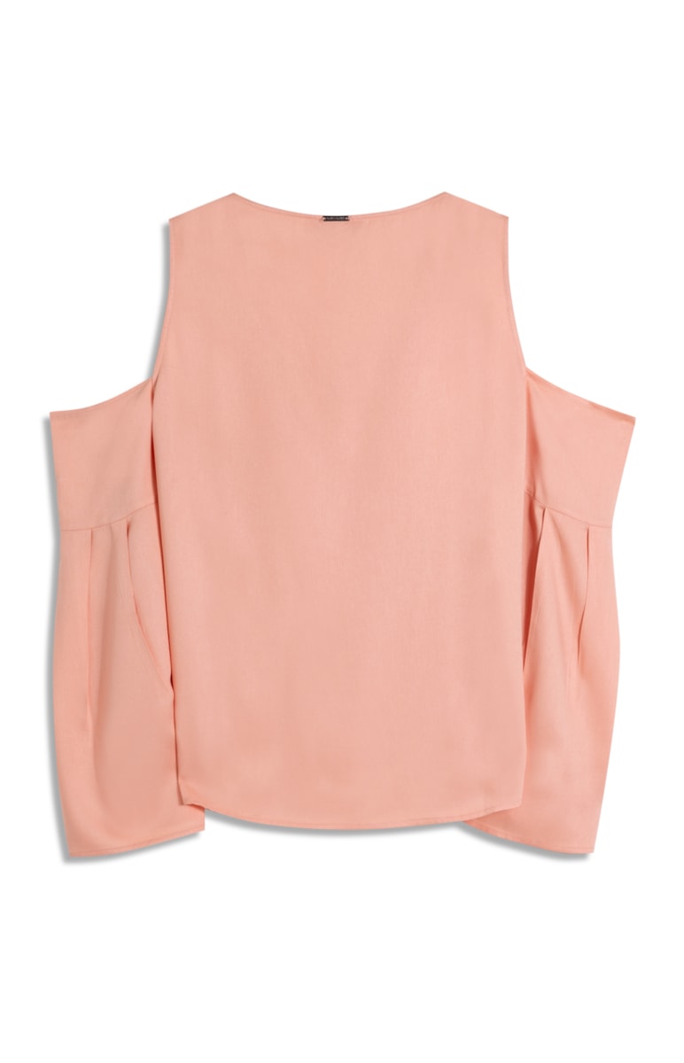 Blusa Viscose Ombro Rosa