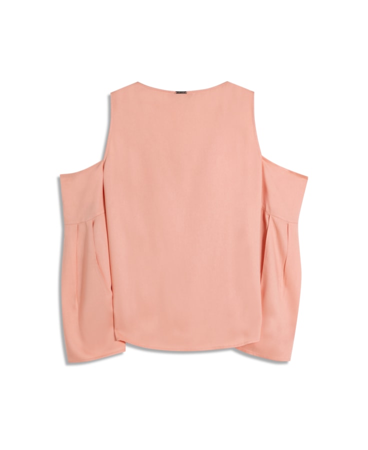 Blusa Viscose Ombro Rosa