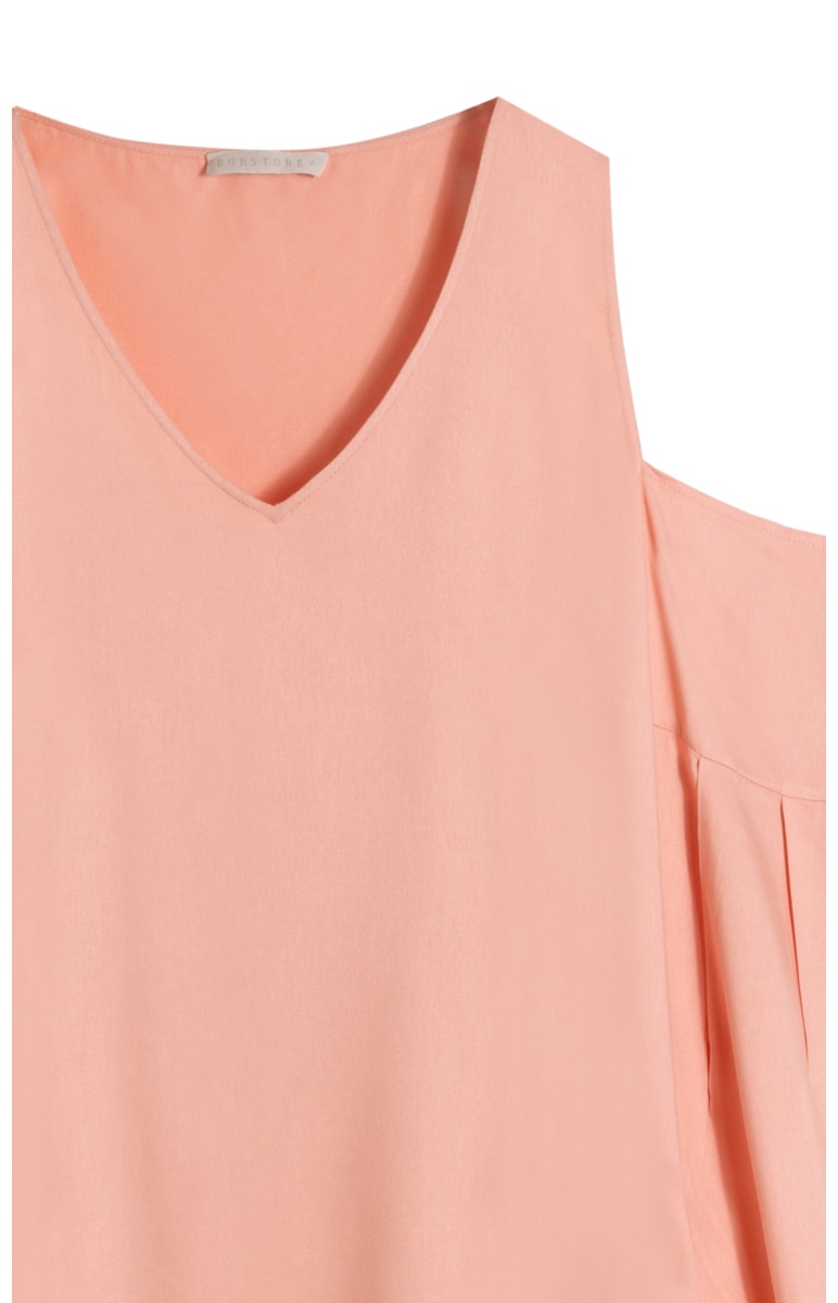 Blusa Viscose Ombro Rosa