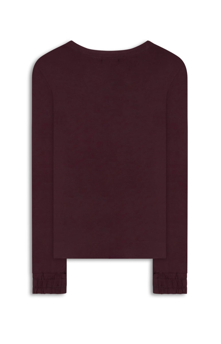 Blusa Visup Heavy Dark Wine