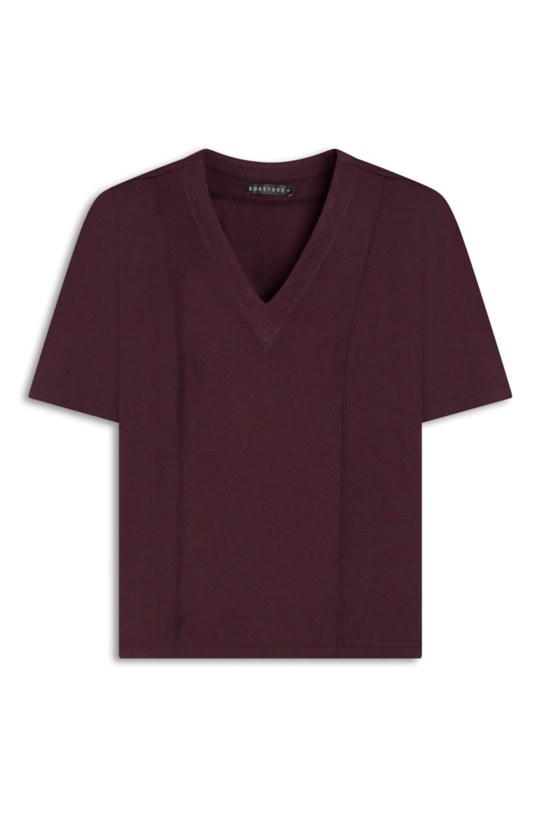 Blusa Visup Heavy Dark Wine