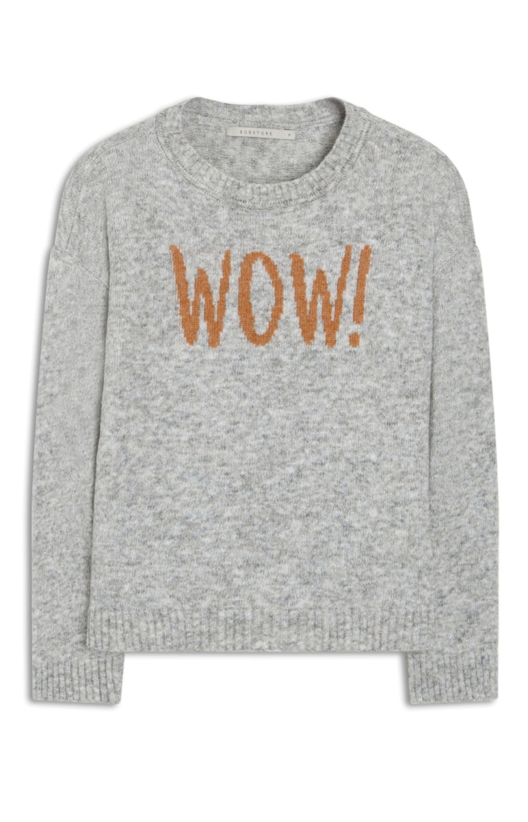 Blusa Wow Cinza Mescla