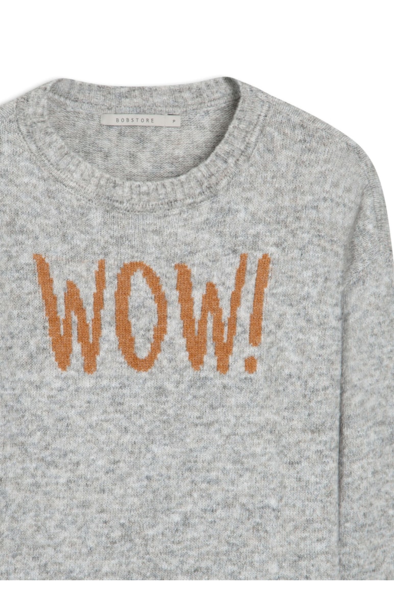 Blusa Wow Cinza Mescla