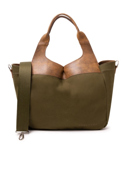 Bolsa Lona Silk Verde Oliva