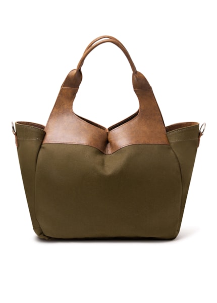 Bolsa Lona Silk Verde Oliva