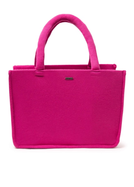 Bolsa Tricot Listras Bobstore Magenta