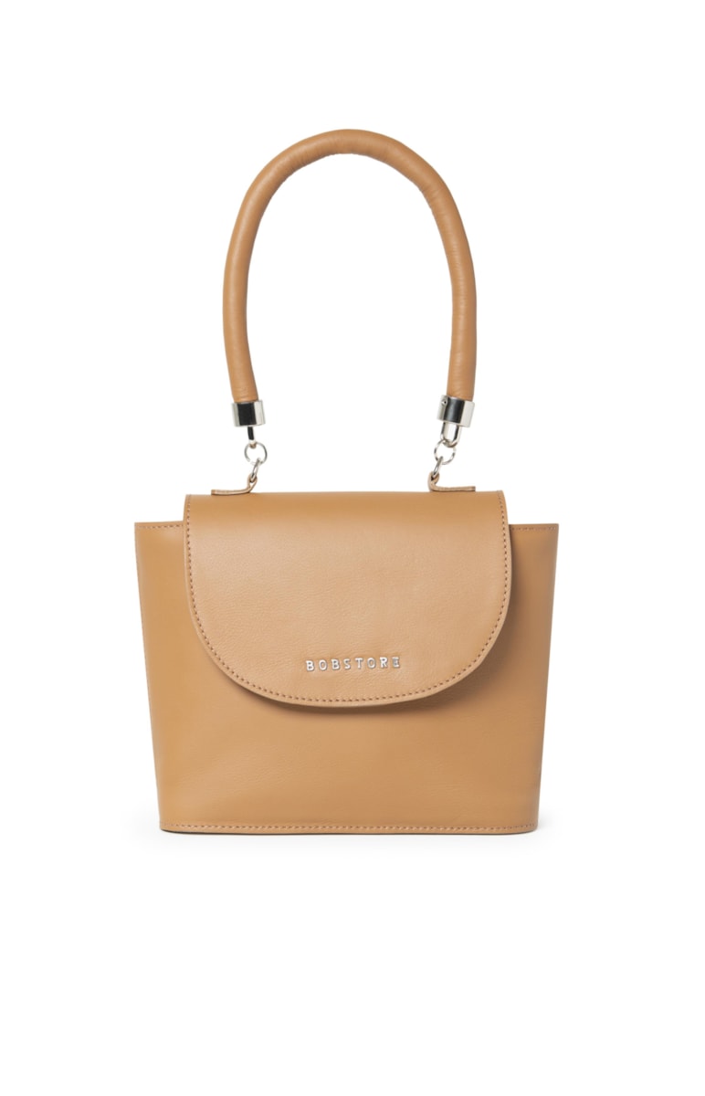 Bucket Couro Bag Caramelo