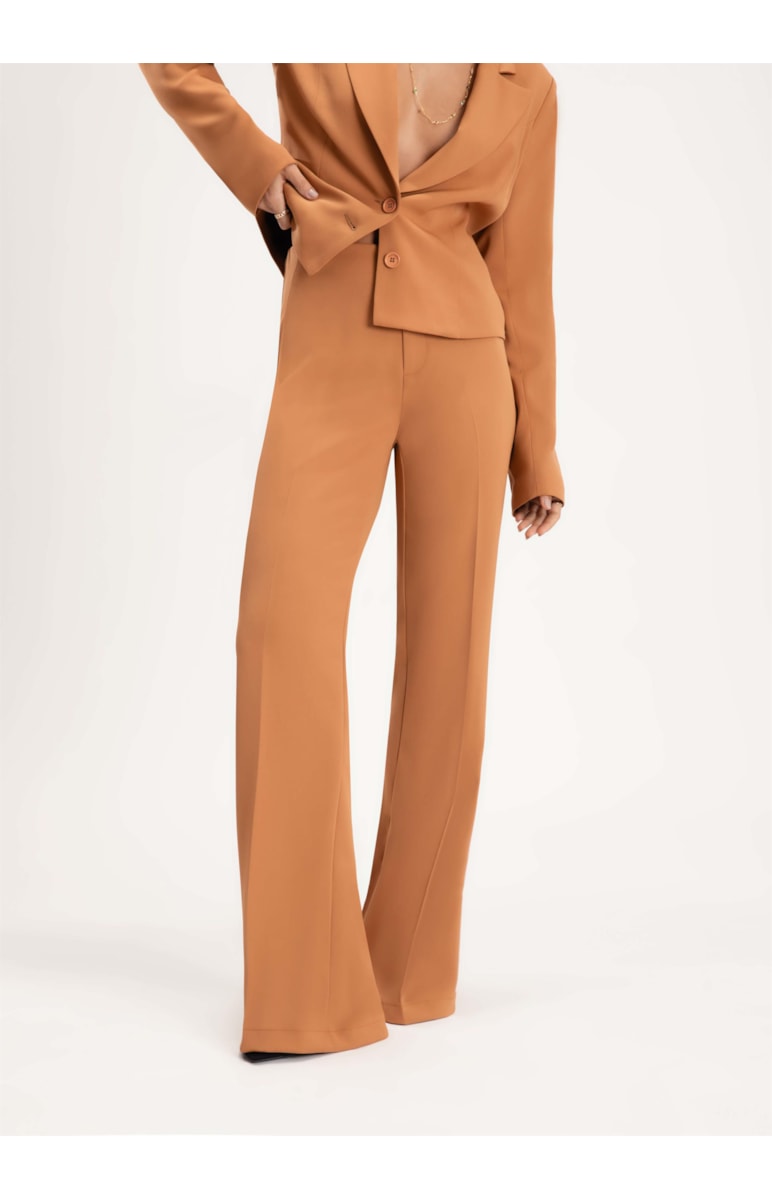 Calça Alfa Mix Flare Terra