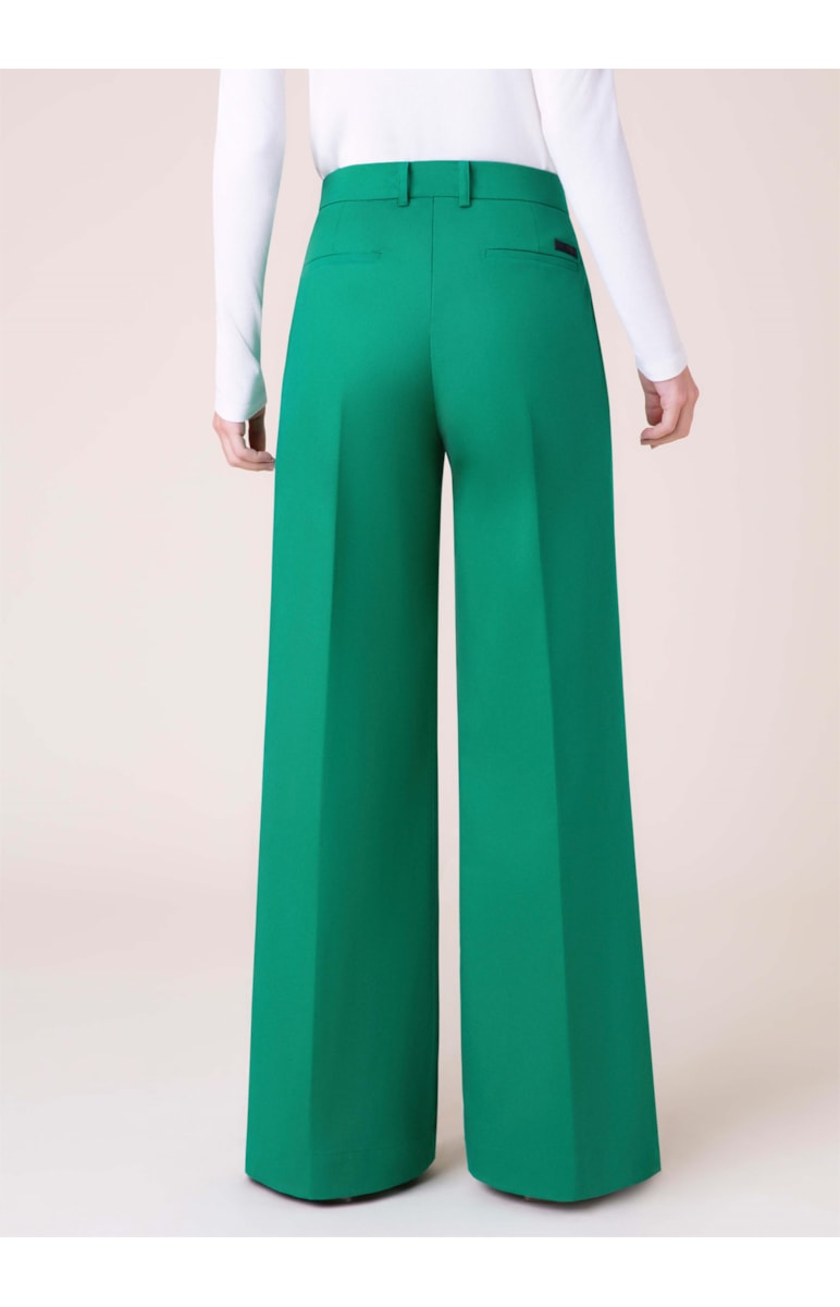 Calça Alfa Pantalona Verde Bandeira