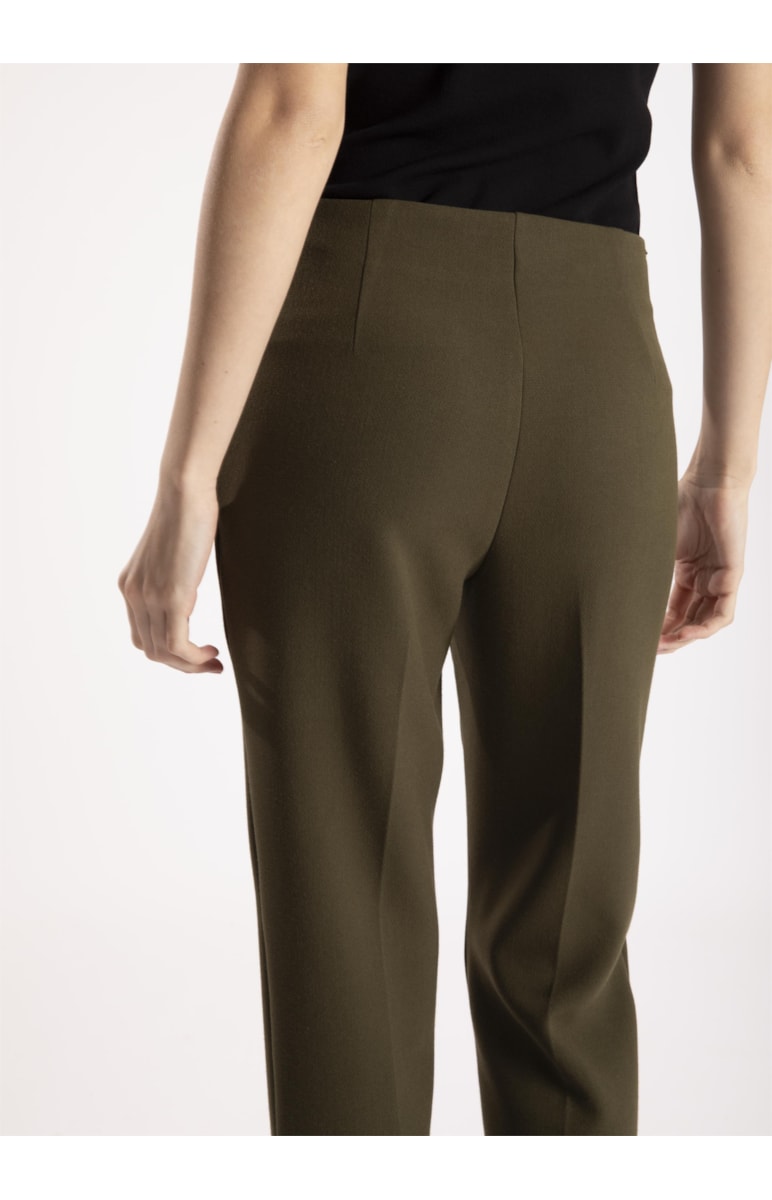 Calça Alfaiataria London Slim Sem Cos Verde Militar
