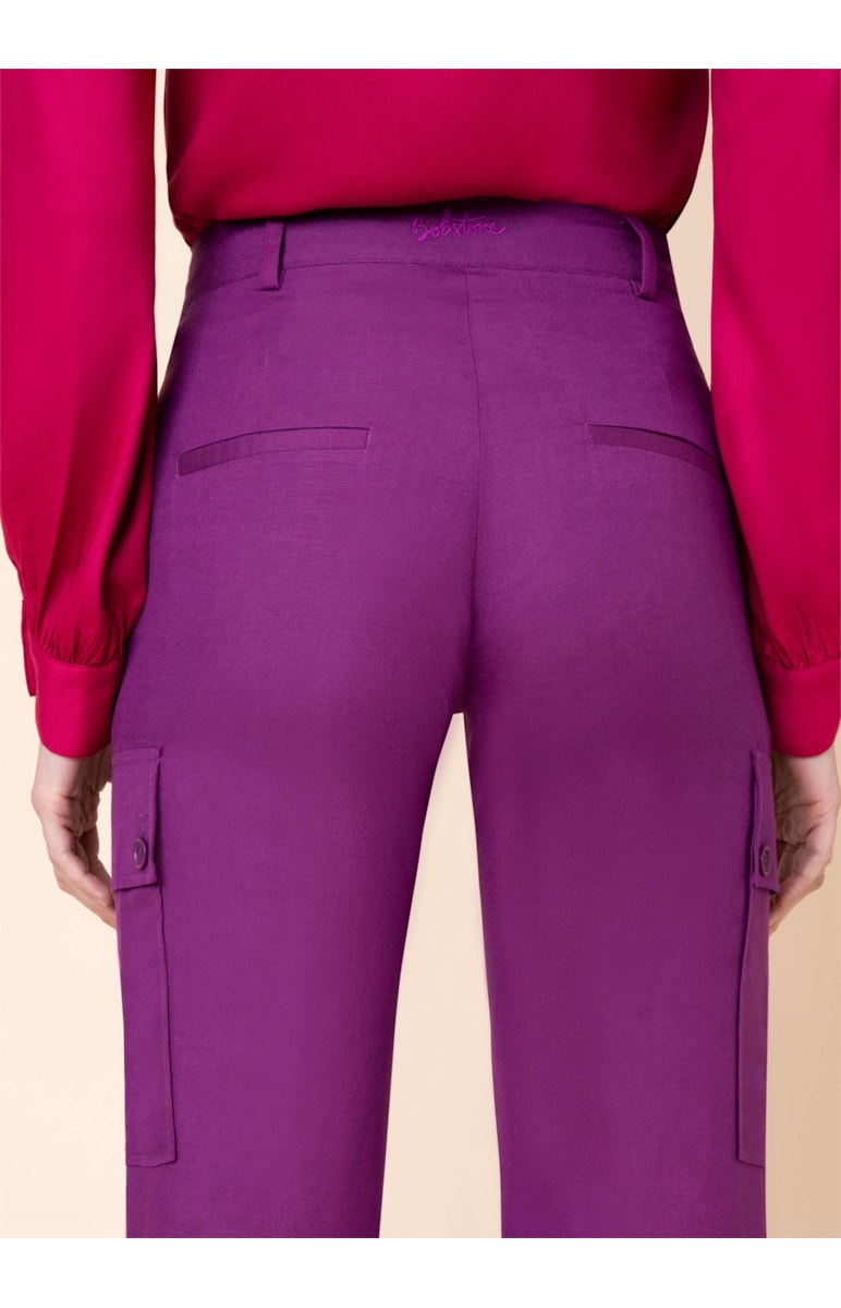 Calça Alfaiataria Straight Magenta