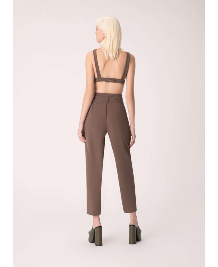 Calça Armani Carrot Marrom