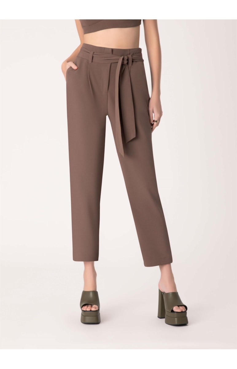 Calça Armani Carrot Marrom