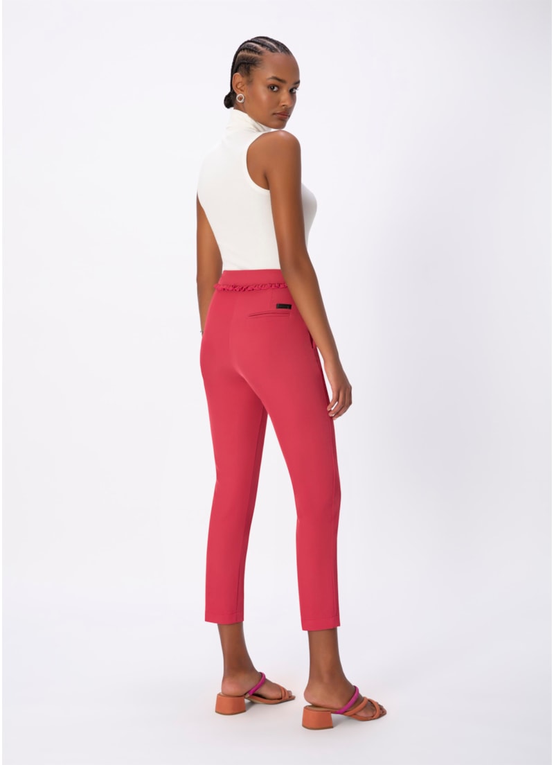 Calça Babados Rosa Dirty
