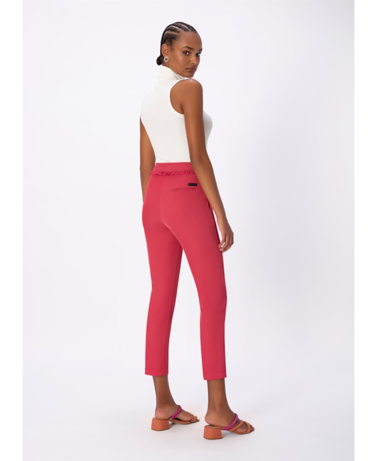 Calça Babados Rosa Dirty