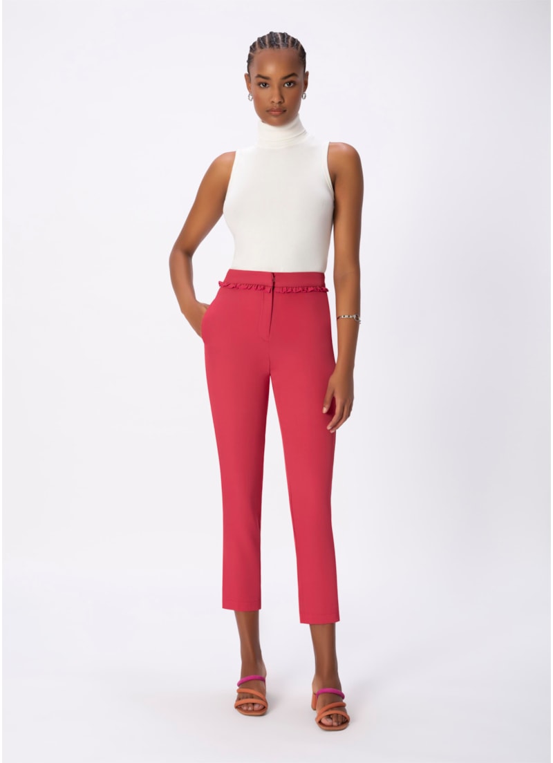 Calça Babados Rosa Dirty