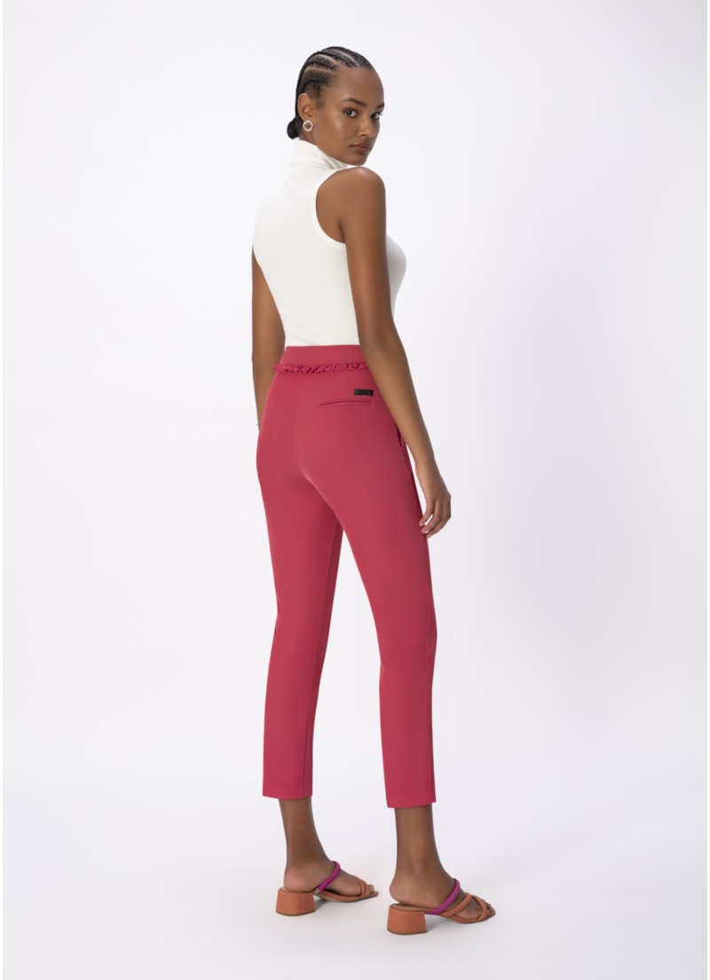 Calça Babados Rosa Dirty