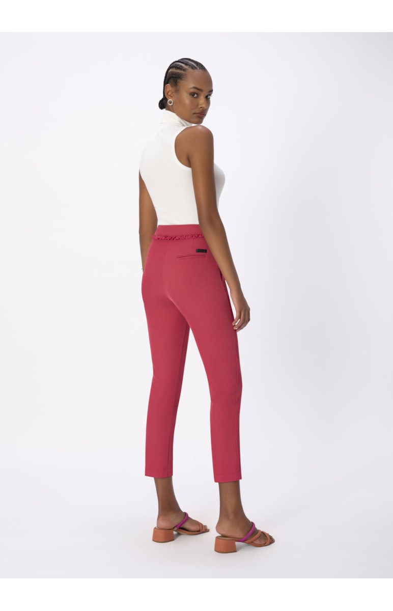 Calça Babados Rosa Dirty