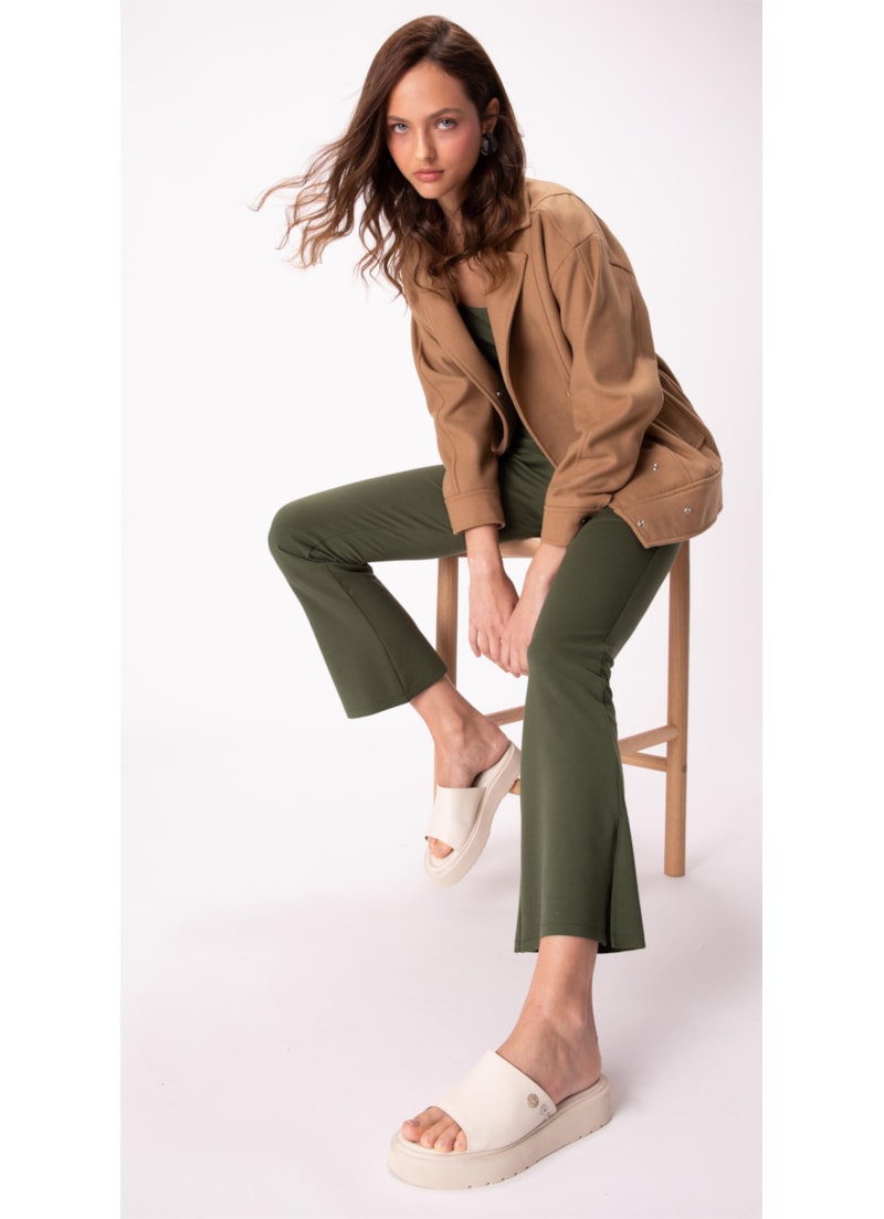 Calca Bailaribna Super Stretch Verde Militar