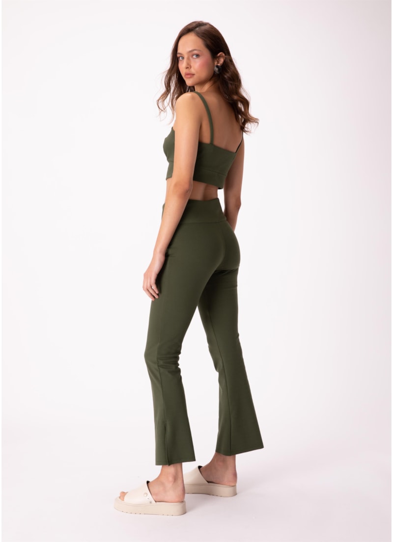 Calca Bailaribna Super Stretch Verde Militar