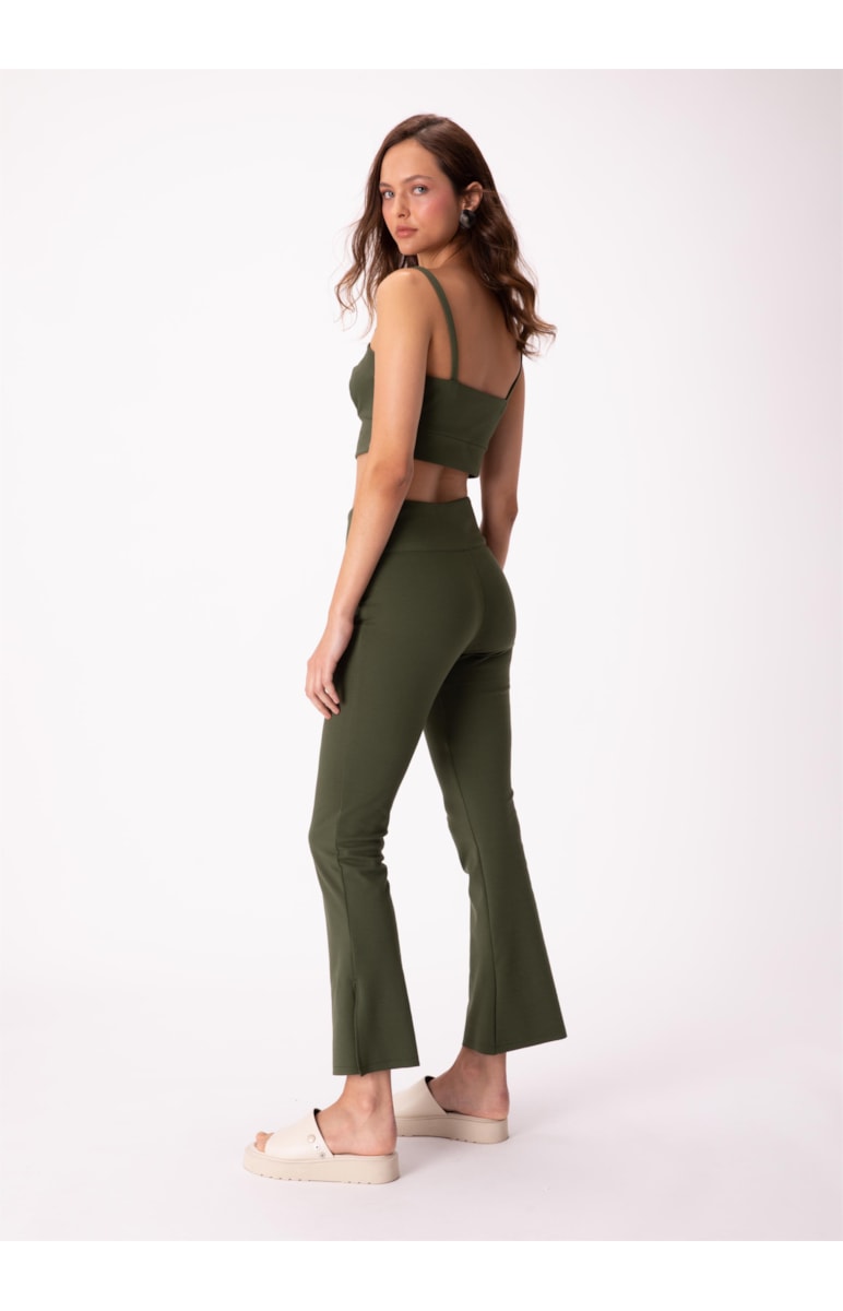 Calca Bailaribna Super Stretch Verde Militar
