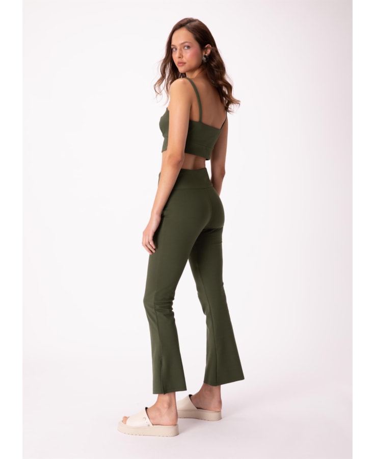 Calca Bailaribna Super Stretch Verde Militar