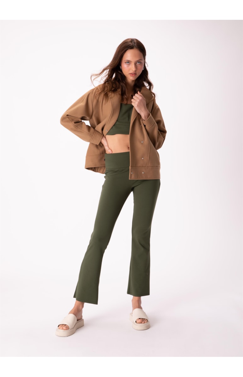 Calca Bailaribna Super Stretch Verde Militar