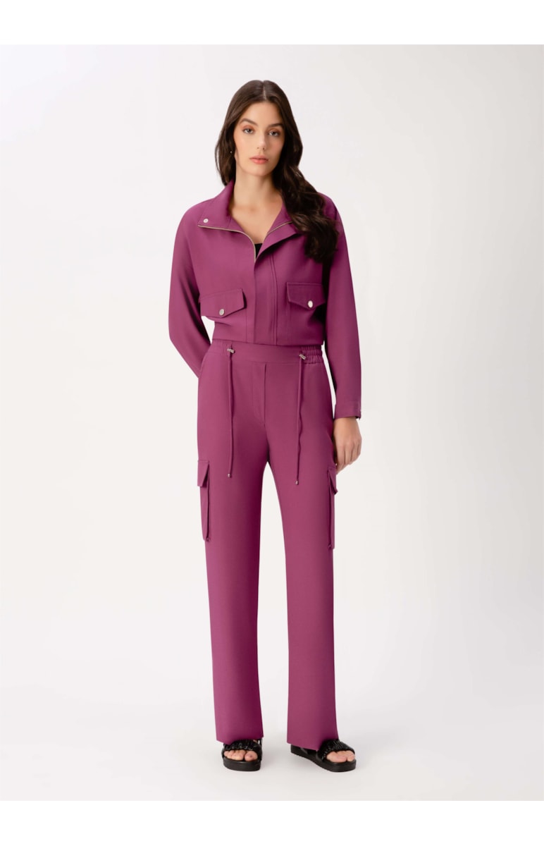 Calça Cargo Twill Modern Violeta