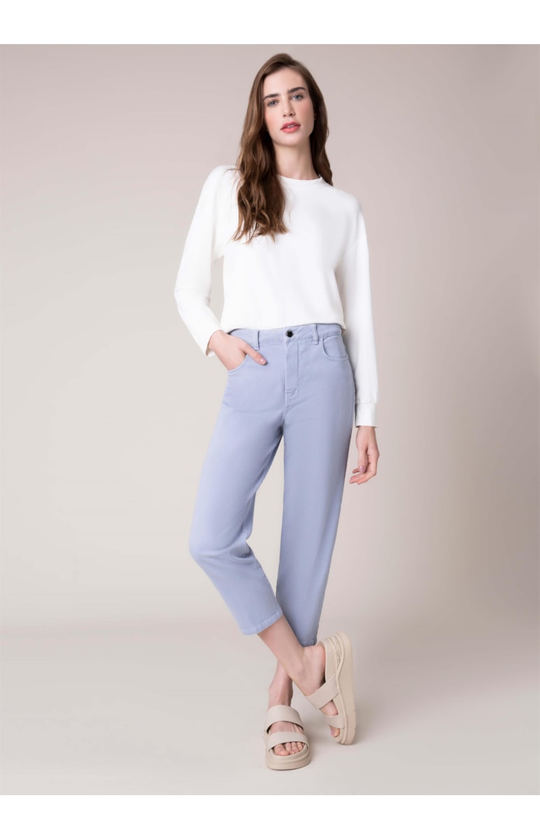 Calça Carrot Azul Claro