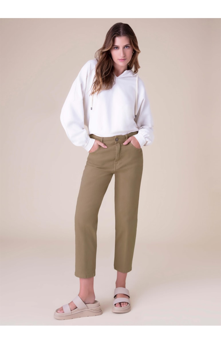 Calça Carrot Camel