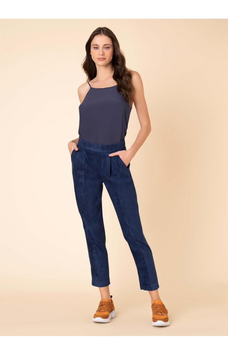 Calça Cenoura Marinho